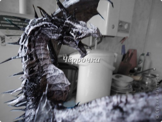 Ледяной Дракон Skyrim .Бумажная модель(Papercraft) (фото 12)