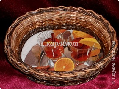 Плетёночка под печенюшки для приятельницы (фото 2)
