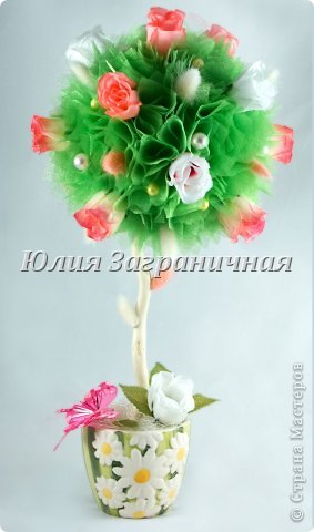 Подарок начальнице, топиарий "Розмари". (фото 16)