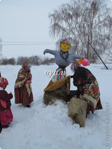 масленица 2012- сжигание чучела (фото 2)