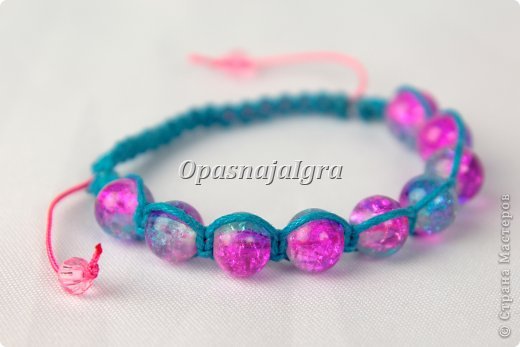 Браслеты из натурального камня и стекла:"Shamballa " и т.д. (фото 11)