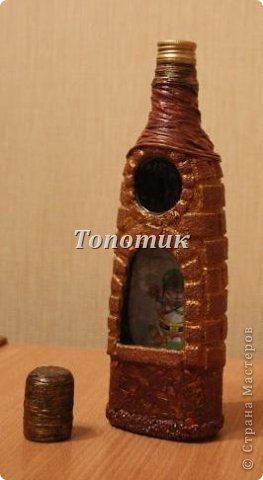 крышка прикрыта Трубой - склеила два пластиковых полуяйца от киндера, обмотала нитками.. (фото 10)