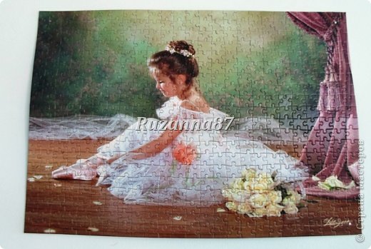 Лиза Джейн: Балерина CASTORLAND Peaceful Ballerina, Lisa Jane 500 Piece Jigsaw Puzzle  (фото 1)