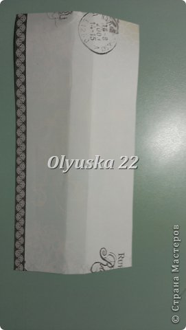 Отрезаем полоску по вашему блокноту с припусками,и сгибаем по корочке. (фото 3)