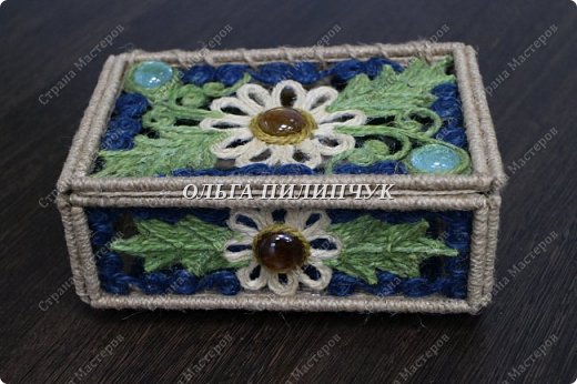 Шкатулка "Ромашка"